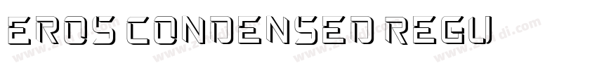 Eros Condensed Regu字体转换